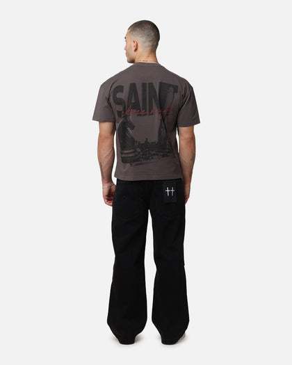Saint Morta Chess Night T-Shirt Charcoal