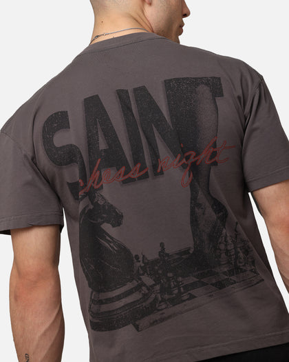 Saint Morta Chess Night T-Shirt Charcoal