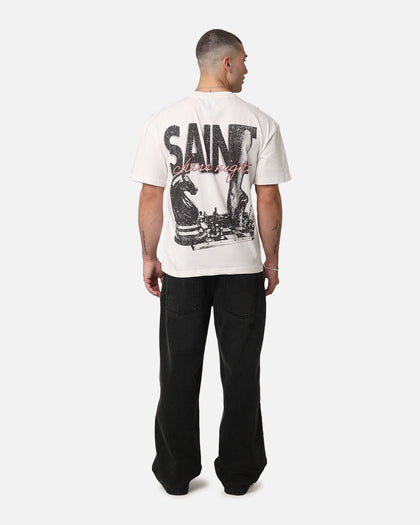 Saint Morta Chess Night T-Shirt Off White