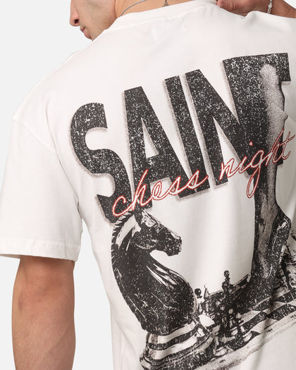 Saint Morta Chess Night T-Shirt Off White