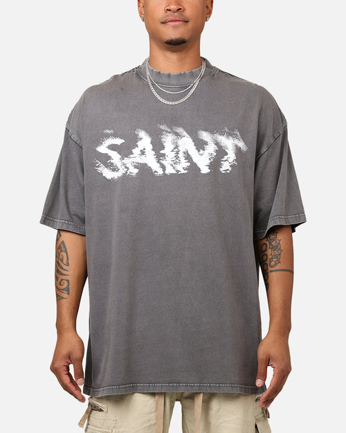 Saint Morta System Overload T-Shirt Washed Charcoal