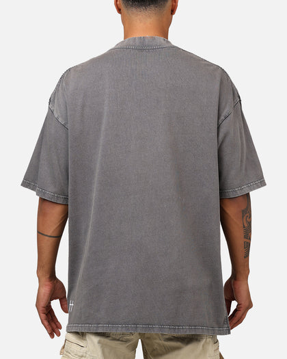 Saint Morta System Overload T-Shirt Washed Charcoal