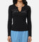 Jordan Women's Long-Sleeve Ribbed Knit Top Black/Medium Grey