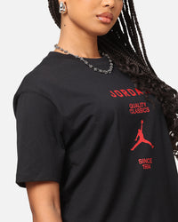 Jordan Women's Graphic Girlfriend T-Shirt Black/Gym Red