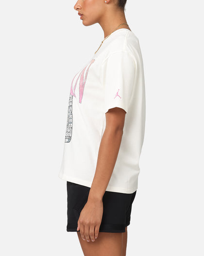 Jordan Women's Heritage Graphic T-Shirt Sail/Orchid