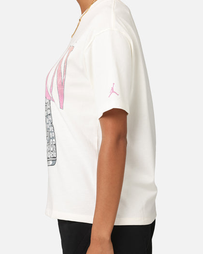 Jordan Women's Heritage Graphic T-Shirt Sail/Orchid
