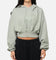 Nike Women's Sportswear Oversized Cropped Fleece Pullover Hoodie Jade Horizon