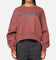 Nike Women's Sportswear Pheonix Fleece Oversized Logo Crewneck Red Sepia/Platinum Violet