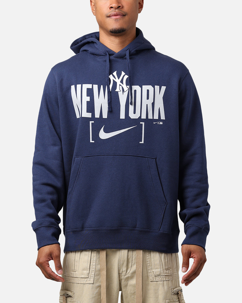 Nike New York Yankees Club Slack Hoodie Midnight Navy