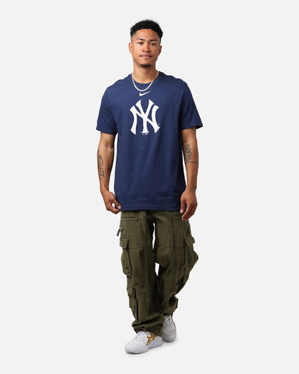 Nike New York Yankees Fuse Large Logo T-Shirt Midnight Navy