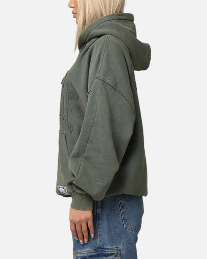 Carre Con-Star Hoodie Rinsed Moss Green