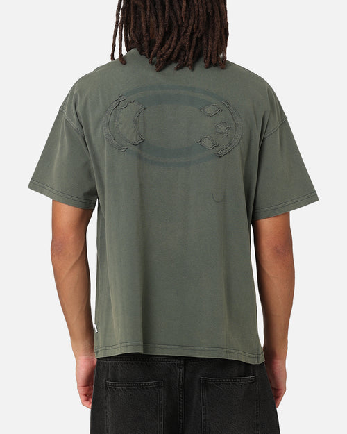 Carre Con-Star Oversized T-Shirt Rinsed Moss Green