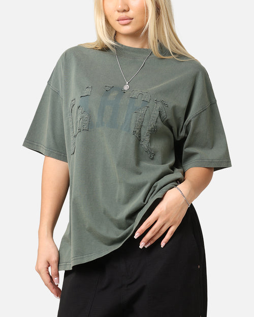 Carre Con-Star Oversized T-Shirt Rinsed Moss Green