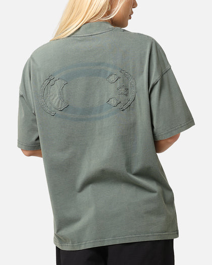 Carre Con-Star Oversized T-Shirt Rinsed Moss Green