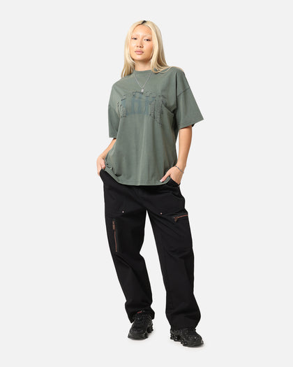 Carre Con-Star Oversized T-Shirt Rinsed Moss Green