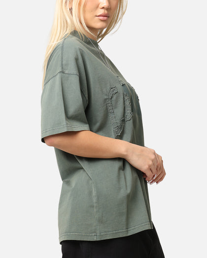 Carre Con-Star Oversized T-Shirt Rinsed Moss Green