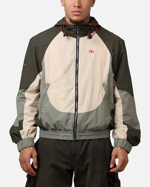 MNML Active Windbreaker Jacket Olive