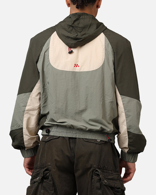 MNML Active Windbreaker Jacket Olive