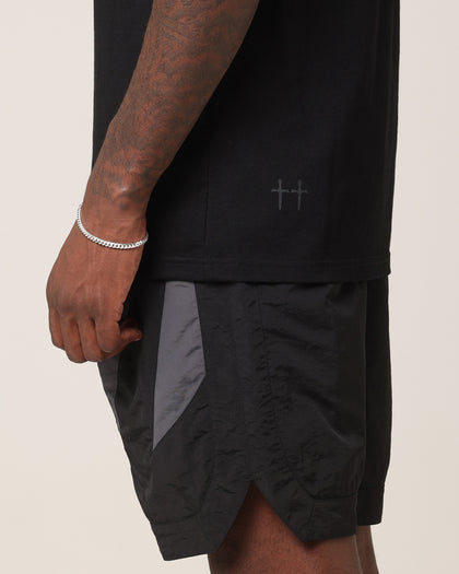 Saint Morta Sorrows Oversized Muscle T-Shirt Black