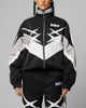 Loiter Hybrid Track Jacket Black/Grey
