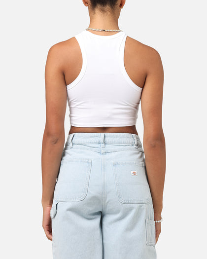Dickies Women's Fire Boy Crop Tank White