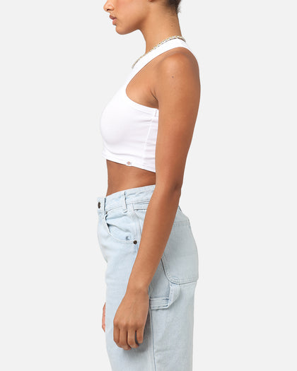 Dickies Women's Fire Boy Crop Tank White