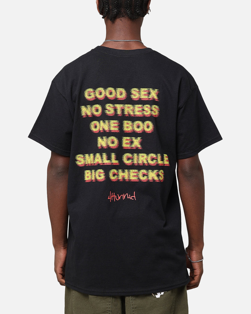Buy 4HUNNID Good Sex T-Shirt Black with crypto