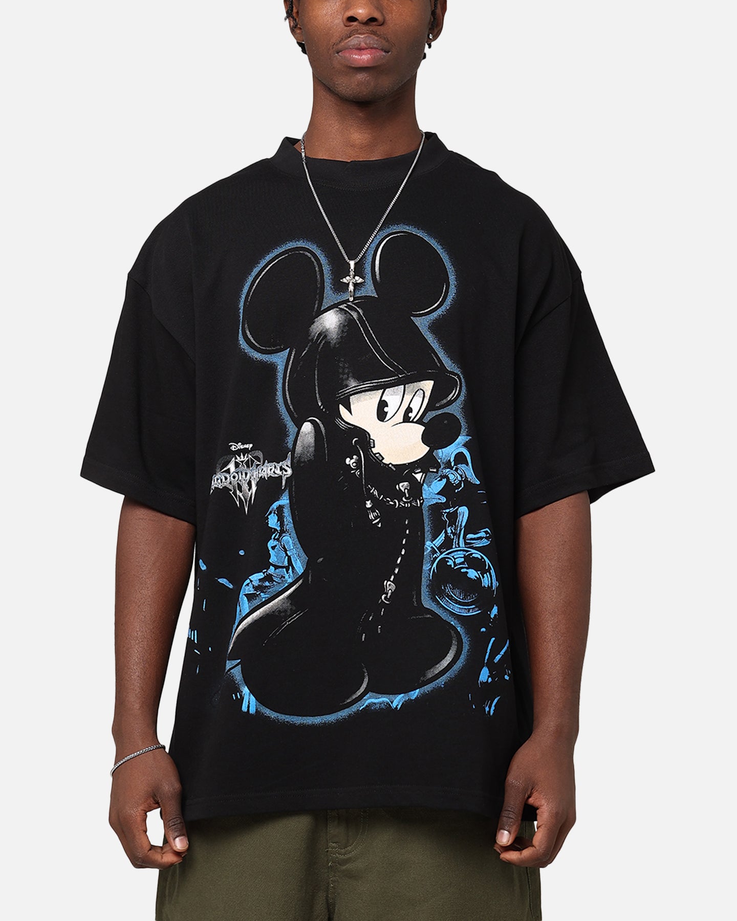 トップス Disney KINGDOM HEARTS King Mickey Tee XL Loiter Disney Kingdom Hearts King Mickey T-Shirt Black | Culture Kings