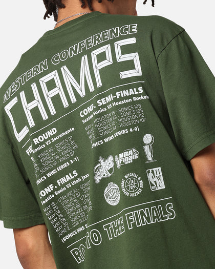 Mitchell & Ness Seattle Sonics Road To Finals T-Shirt Green