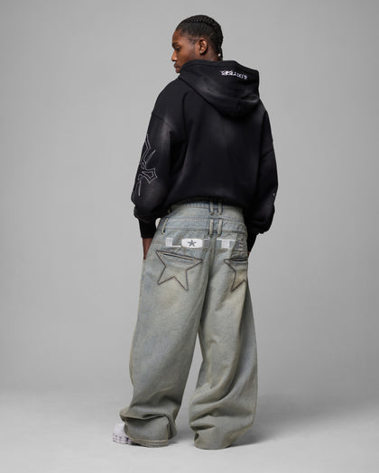 Loiter Atmosphere Full Zip Hoodie Vintage Black