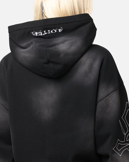 Loiter Atmosphere Full Zip Hoodie Vintage Black