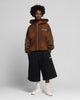 Loiter Atmosphere Zip Hoodie Vintage Brown