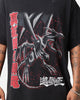 Goat Crew X Yu-Gi-Oh! Red Eyes Vintage T-Shirt Black Wash