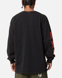 Goat Crew X Yu-Gi-Oh! Seto Kaiba Long Sleeve T-Shirt Black Wash