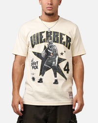 Mitchell & Ness Chris Webber #1 Draft Pick T-Shirt Cream