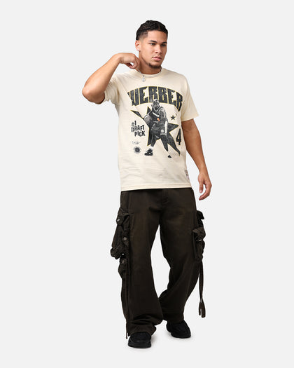 Mitchell & Ness Chris Webber #1 Draft Pick T-Shirt Cream