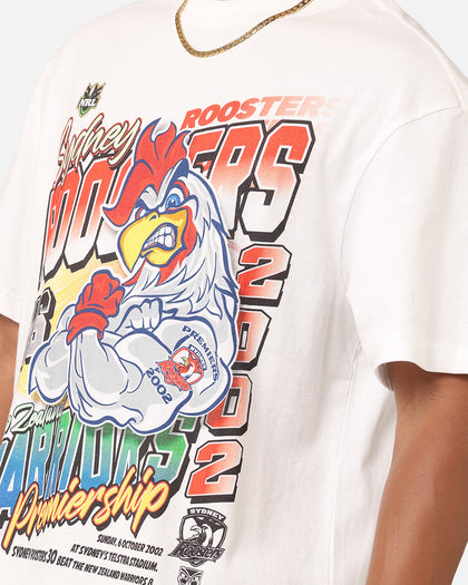 Mitchell & Ness Sydney Roosters Vs New Zealand Warriors T-Shirt Vintage White