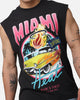 Mitchell & Ness Miami Heat Cruising Muscle T-Shirt Faded Black