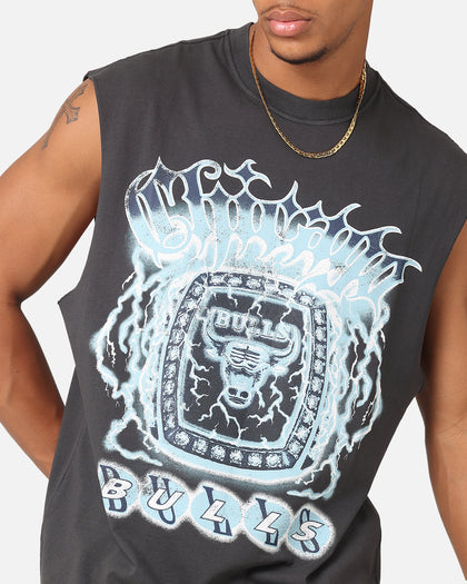 Mitchell & Ness Chicago Bulls Electric Muscle T-Shirt Faded Black
