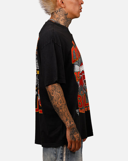 Mitchell & Ness Chicago Bulls Explode Champions T-Shirt Overdyed Black