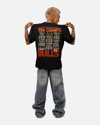 Mitchell & Ness Chicago Bulls Explode Champions T-Shirt Overdyed Black