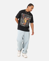 Mitchell & Ness Los Angeles Lakers Dennis Rodman Player Abstract T-Shirt Faded Black