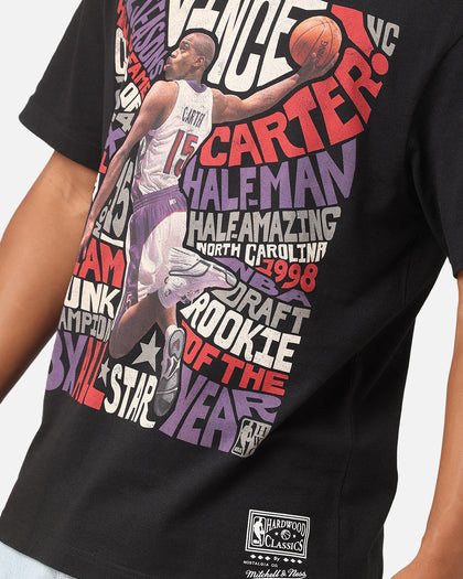 Mitchell & Ness Toronto Raptors Vince Carter Player Abstract T-Shirt Faded Black