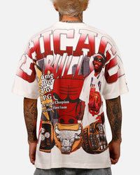 Mitchell & Ness Chicago Bulls Dennis Rodman Rings T-Shirt Vintage White