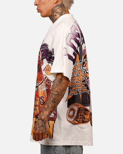 Mitchell & Ness Los Angeles Lakers Magic Johnson Rings T-Shirt Vintage White
