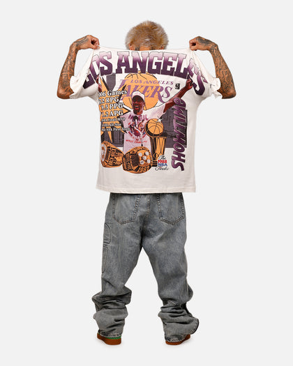 Mitchell & Ness Los Angeles Lakers Magic Johnson Rings T-Shirt Vintage White