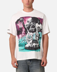 Mitchell & Ness Miami Heat Alonzo Mourning South Beach T-Shirt Vintage White
