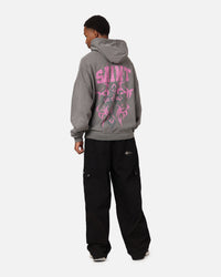 Saint Morta Wraith Crucifix Hoodie Washed Charcoal