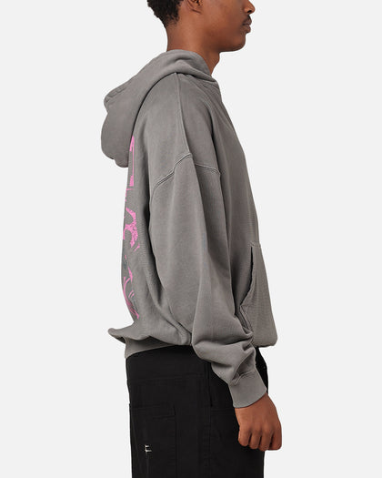 Saint Morta Wraith Crucifix Hoodie Washed Charcoal