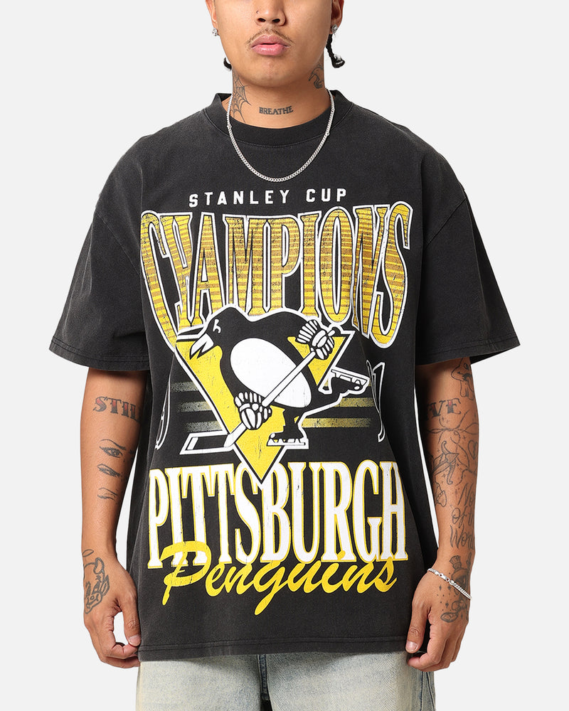 Culture Kings Pittsburgh Penguins 1991 Champ Heavy T-Shirt Vintage Black